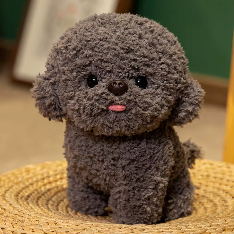 MIAOOWA Bichon Frise Plüsch Spielzeug, Stofftier, Grau - Bild 5