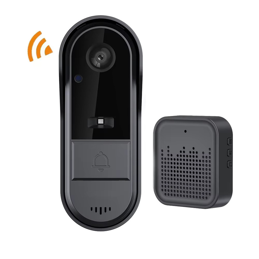 Tuya Smart WiFi Outdoor Video Türklingel mit Kamera, Wasserdichte visuelle Gegensprechanlage in Schwarz mit HD Nachtsicht und Motion Detektor - Bild 6