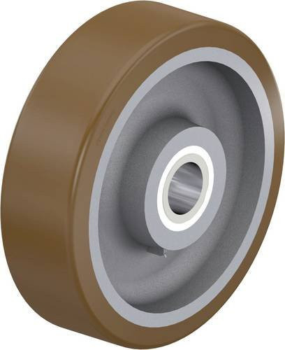 Blickle Schwerlast-Rad 1000/160PR in Silber und Braun mit einem Durchmesser von 1000 mm und einer Tragfähigkeit von 30000 kg - Bild 1