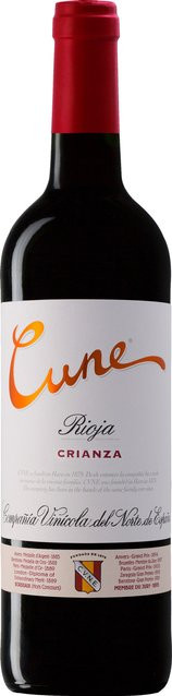 Cune Rioja Crianza Rotwein, Tempranillo, Spanien, 2022, trocken, 0,75 l - Bild 1