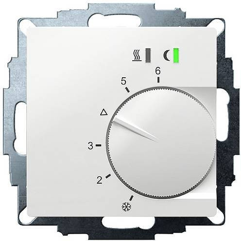 Eberle UTE 2500-24-RAL9016-G-55 Raumthermostat für Unterputz-Installation zum Heizen und Kühlen in Weiß - Bild 1