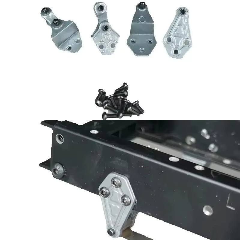 SCALECLUB RC Truck Vorderachse Hebeösen Aufhängungssatz, 1:14, Zubehör, Metall - Bild 2