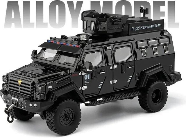 Linyi toy car Schwert Gezahnter Tiger Automodell, 1:24, mit Licht und Geräusch, ab 14 Jahren - Bild 1