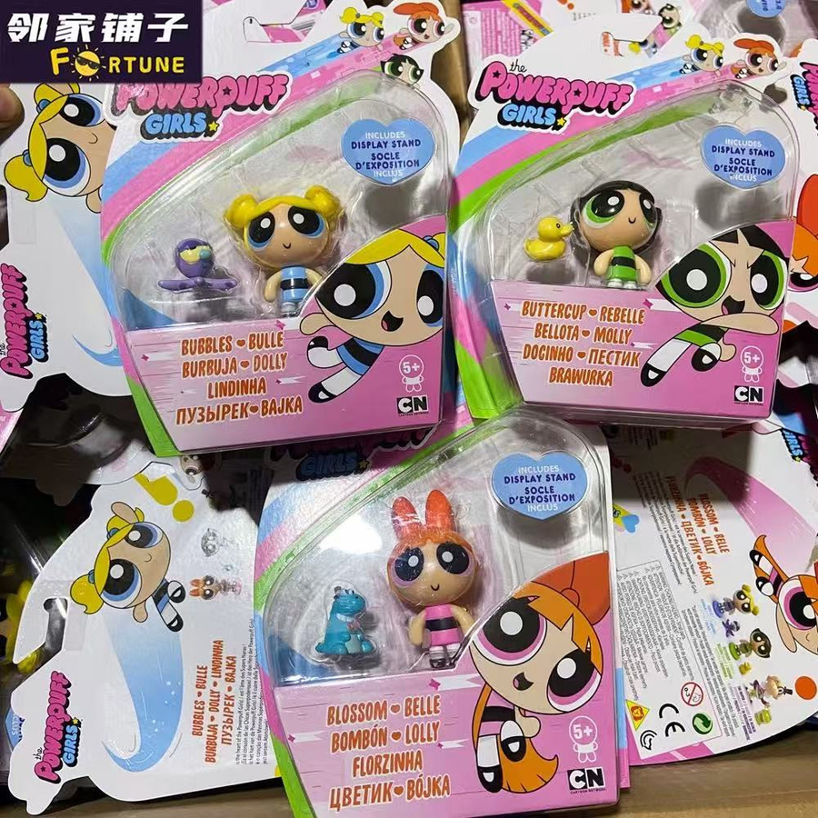 Powerpuff Girls Blossom Buttercup Bubbles Action-Modell Spielzeug 3,75-Zoll-Figur - Bild 1