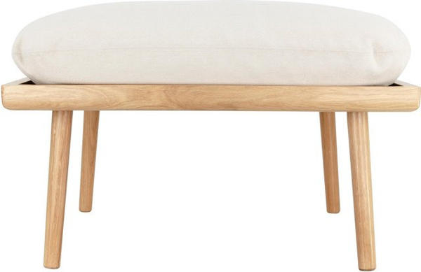 UMAGE Lounge Around Shuffle Pouf Soft Body in Weiß aus Stoff