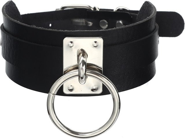 FNQUFUJ Choker-Halsreif, Schwarz, Damen, Punk - Bild 1