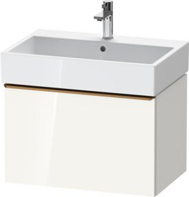 Duravit Waschtischunterschrank D-Neo, weiß hochglänzend, wandhängend, B/T/H: 68,4 x 44,2 x 44,0 cm - Bild 1
