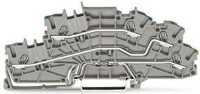 WAGO Installationsklemme 2003-6646 N/L/PE Push-in CAGE CLAMP grau - Bild 1