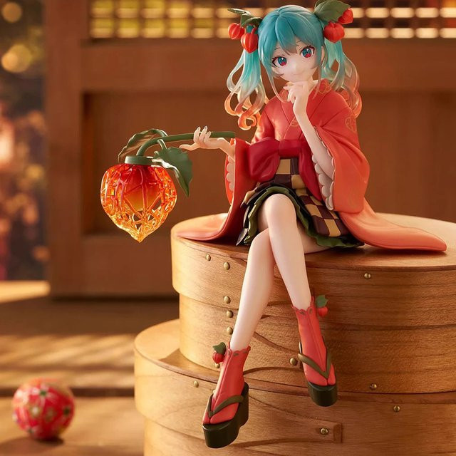 Bandai Suned Miku Noodle Stopper Blumenfee Winterkirsche, Anime-Figur, Einzelfigur, Kunststoff, Bunt / Mehrfarbig - Bild 1