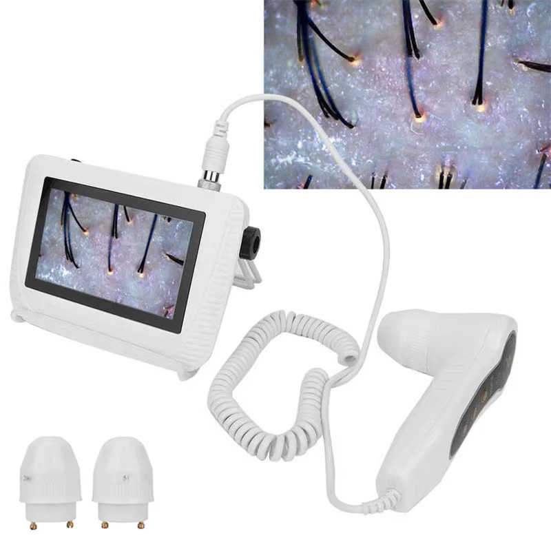 vilnason Kopfhaut-Haardetektor Digital-Dermatoskop, Unisex, White - Bild 2