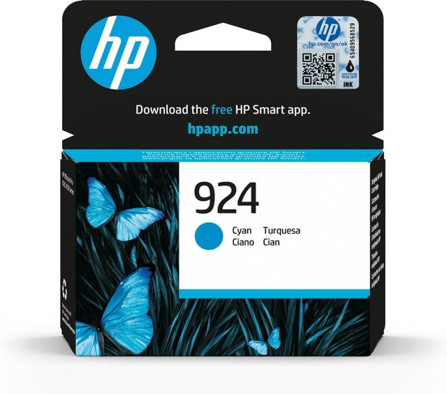Original HP Tintenpatrone 924 Cyan 4K0U3NE für Inkjet-Drucker - Bild 1