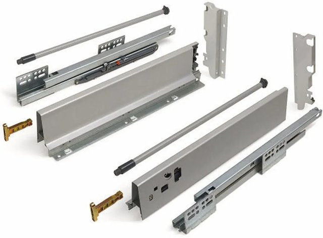 SO-TECH Schubladensystem Modern Box mit Soft Close in Weiß, Nennlänge: 450 mm, Zargenhöhe: 199 mm - Bild 1