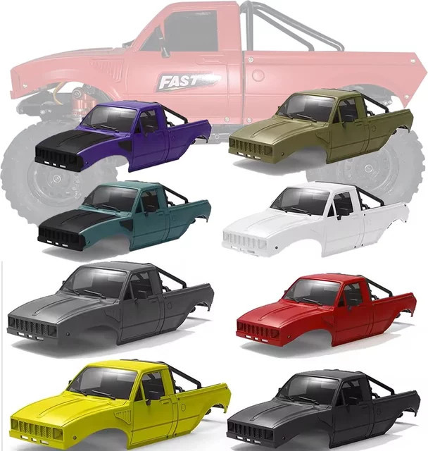 FACSNY Pickup Hard Body Shell mit Bett Rack, 1:24, Zubehör - Bild 1