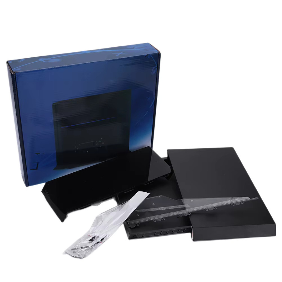 ATUOTIN Ersatz-Kunststoff-Frontplatte in Schwarz als untere Abdeckung und Schutzschale für PS4 1000/1100, PS4 1200, PS4 Slim und PS4 Pro - Bild 5