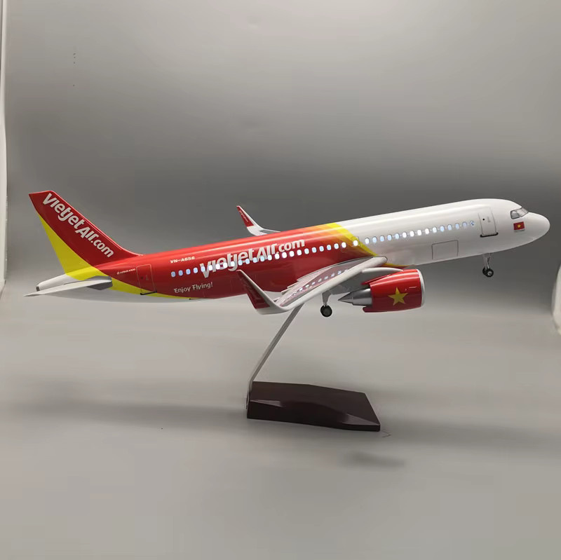 ZOCO A320 Flugzeugmodell, Maßstab 1:80, Harz, Mehrfarbig - Bild 2