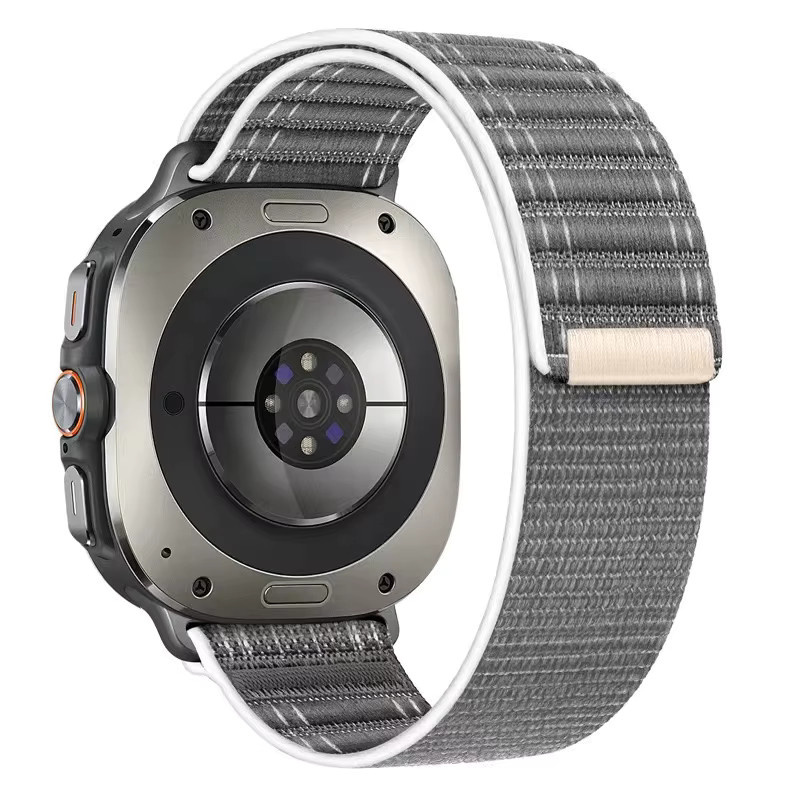 Samsung Uhrenarmband Nylon, Schwarz, Samsung Galaxy Watch Ultra 47mm - Bild 6