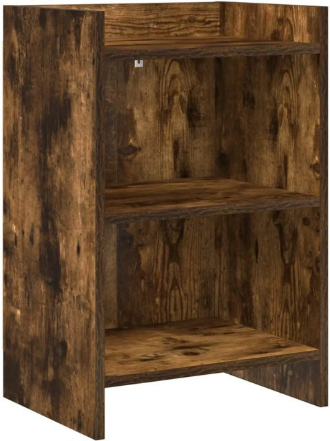 vidaXL Nachttisch aus Holzwerkstoff in Geräuchert Eiche, Braun, B/T/H: 40 x 30 x 60 cm - Bild 1