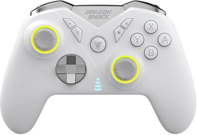 Dragonwar Dragonshock Nebula Pro Wireless Controller für Nintendo Switch, Weiß, Bluetooth - Bild 1