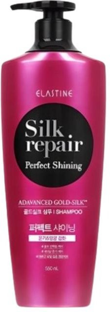 Elastine Seiden Repair Shampoo, 550 ml, für strapaziertes Haar mit Kollagen - Bild 1