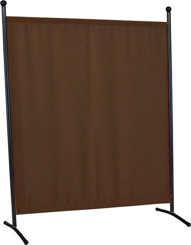 Sichtschutz Paravent von ANGERER FREIZEITMÖBEL aus Stahl und Polycarbonat in Braun, Höhe: 178 cm, Breite: 178 cm - Bild 1