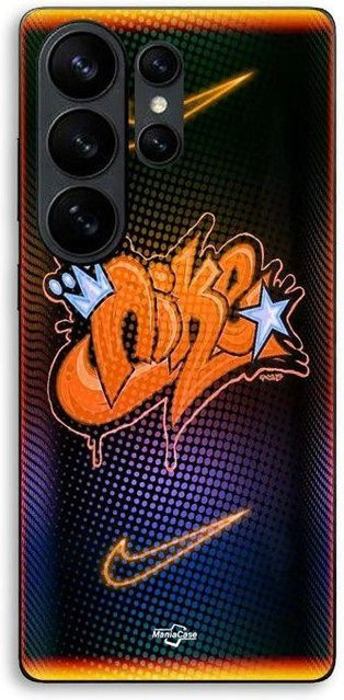 MANIACASE Handyhülle für Samsung Galaxy S26 Ultra aus Silikon TPU mit Nike Just Do It Muster in Schwarz - Bild 1