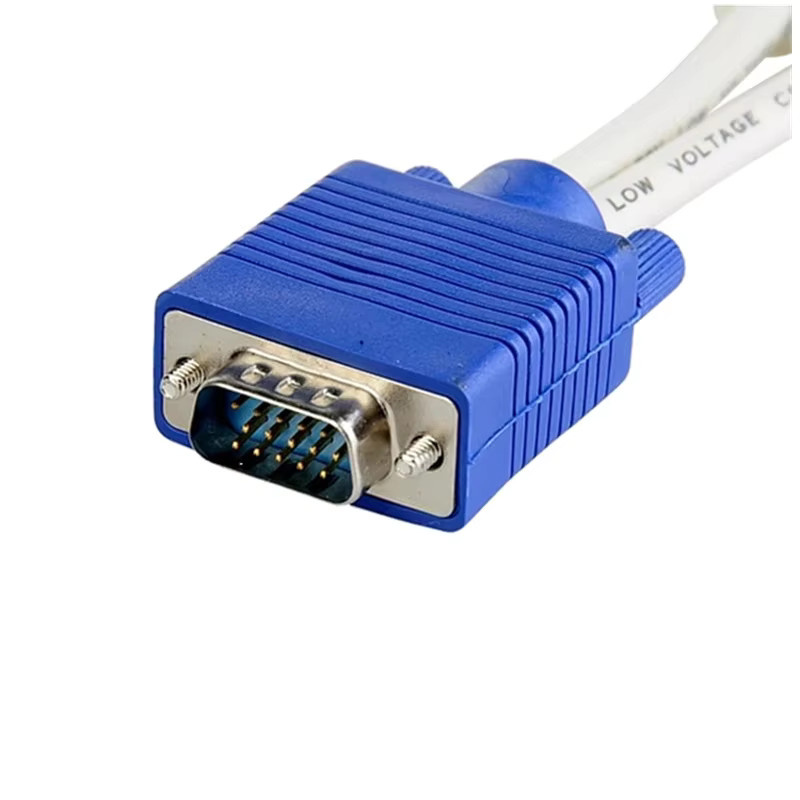 BSN VGA Splitter Adapter Konverter von 1 VGA Stecker auf 2 VGA HDB15 Buchsen in Blau - Bild 3