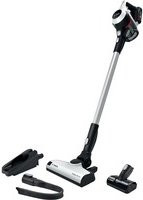 Bosch Unlimited 6 Akku-Stielstaubsauger BKS611MTB beutellos in Schwarz-Weiß inkl. Mini-Turbobürste
