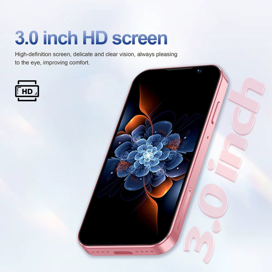 SERVO 3G Super Mini Smartphone Android 9.0 in Pink mit 2GB RAM, 16GB Speicher, 3,0 Zoll Display und WLAN-Hotspot - Bild 2