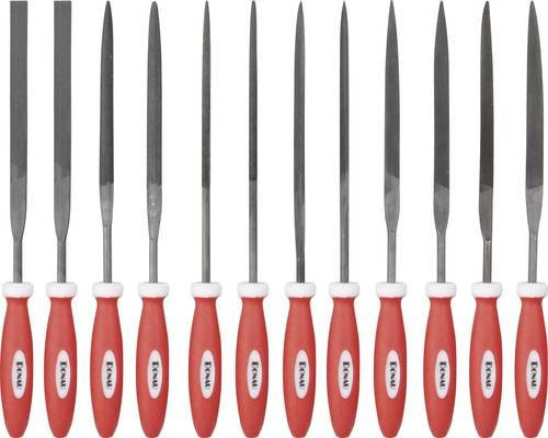 Donau Elektronik M58 Nadelfeilen Set, 12-teilig, Farbe: Silber - Bild 1