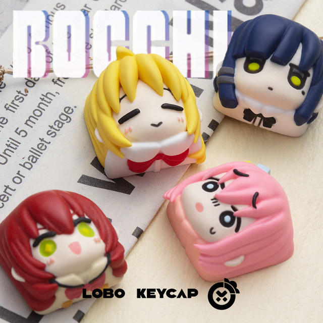VGN Lonely Rock Cartoon Keycap Yamada Ryosei Kita Ikuyo Kawaii Anime Charakter Mechanische Tastatur Zubehör Multicolor - Bild 1