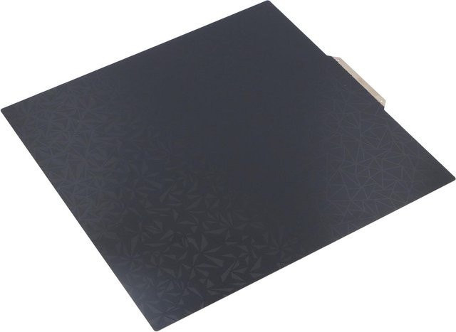 Koogeelife Doppelseitige Bauplatte mit Diamanttextur und PEI Beschichtung für FDM 3D-Drucker, Farbe: Schwarz, Breite: 33 cm, Tiefe: 33 cm - Bild 1