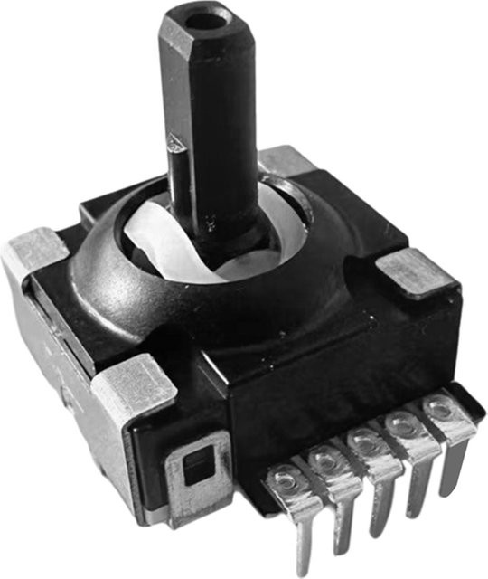 JH16 Hall Elektromagnetischer Joystick für Gamesir G8 und FLYDIGI VADER 4 PRO in Schwarz - Bild 1