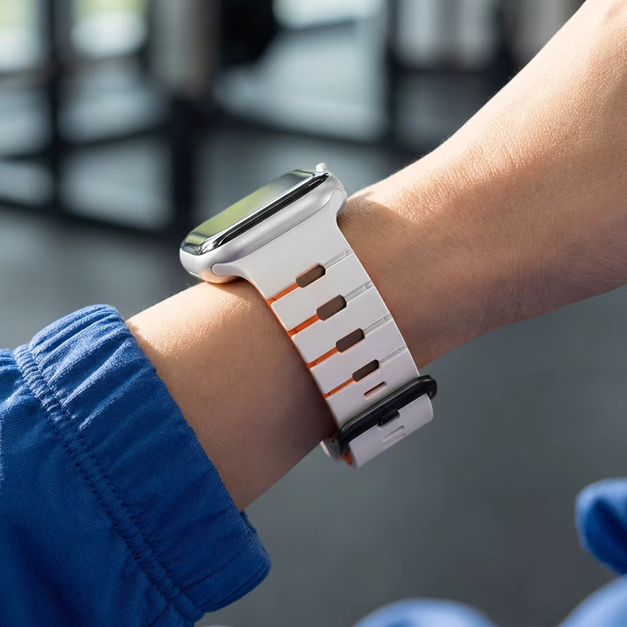 FancyWrist Uhrenarmband Silikon, Bicolor, Sportarmband für Apple Watch - Bild 2