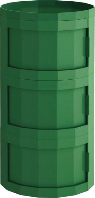 HAY Facet Cabinet in Grün aus recyceltem ABS - Bild 1