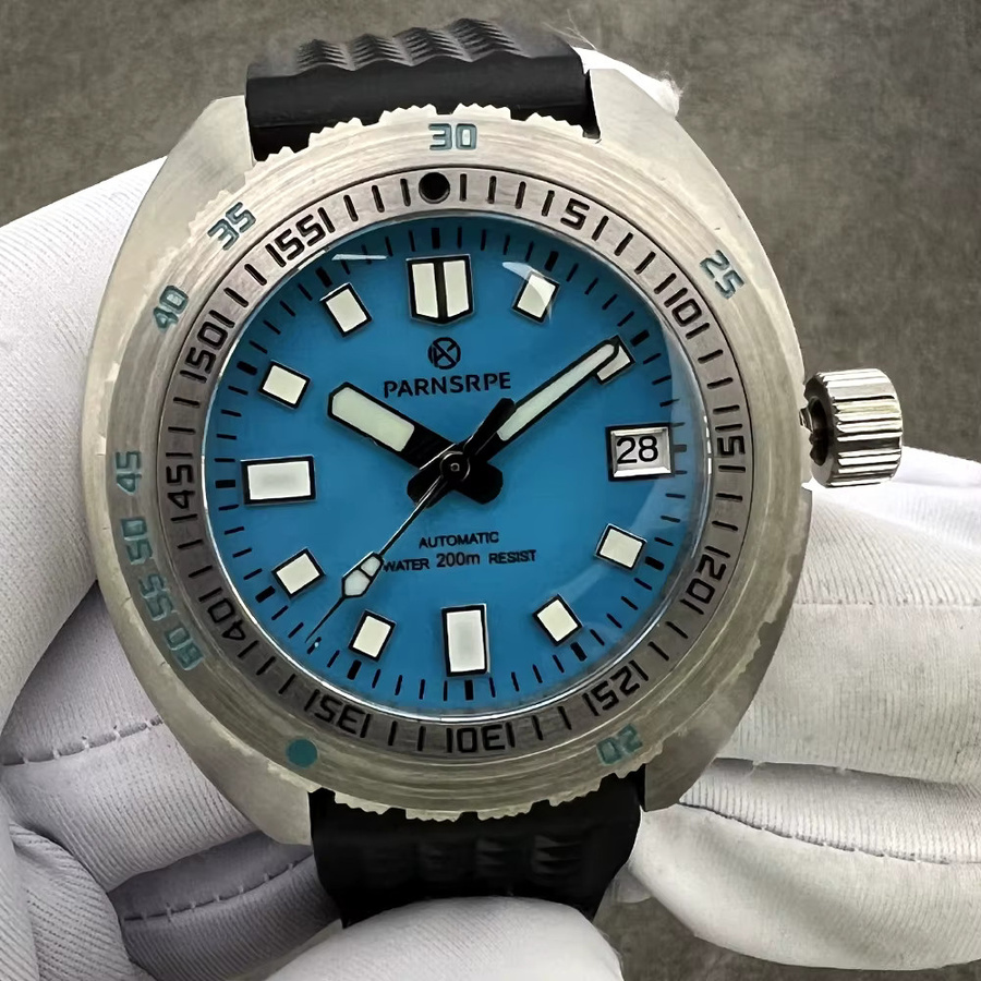 PARNSRPE Armbanduhr Turtle Diver, Automatik, Edelstahl, Saphirglas, Herren - Bild 3