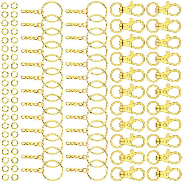 GoolRC Karabinerverschluss Schlüsselanhänger, Metall, Goldfarbe, Unisex - Bild 1