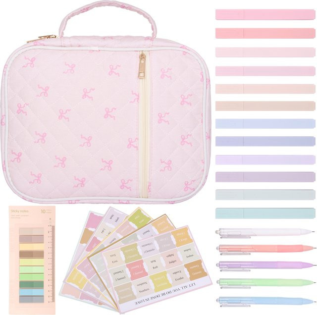 Handtragbare Bibel-Tasche mit Lernzubehör und praktischen Mehrfachtaschen zur Aufbewahrung von Notizbüchern - Bild 1