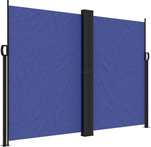 Furnicato Seitenmarkise ausziehbar Blau B: 1200 cm, H: 180 cm - Bild 1
