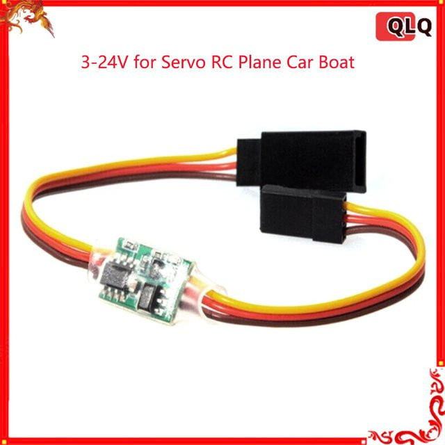 DUTRIEUX Mini-Servo-Inverter mit Umkehrschalter für RC-Flugzeuge, Autos und Boote, 3–24 V, Multicolor - Bild 1
