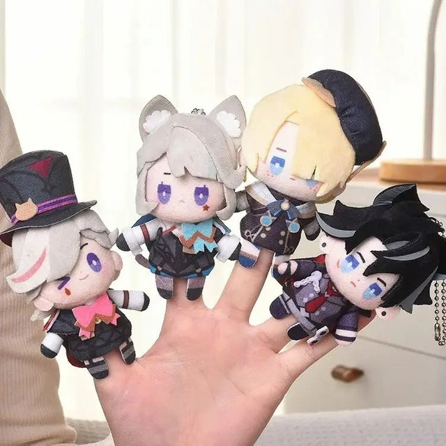 LOLI XUAN Genshin Impact Niedlicher Karneval Mini Fingerpuppe Schlüsselanhänger, Plüsch / Textil - Bild 1