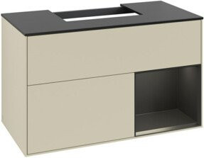 V&B Waschtischunterschrank Finion 100 in Lackausführung, B/T/H: 100 x 50,1 x 50,1 cm - Bild 1