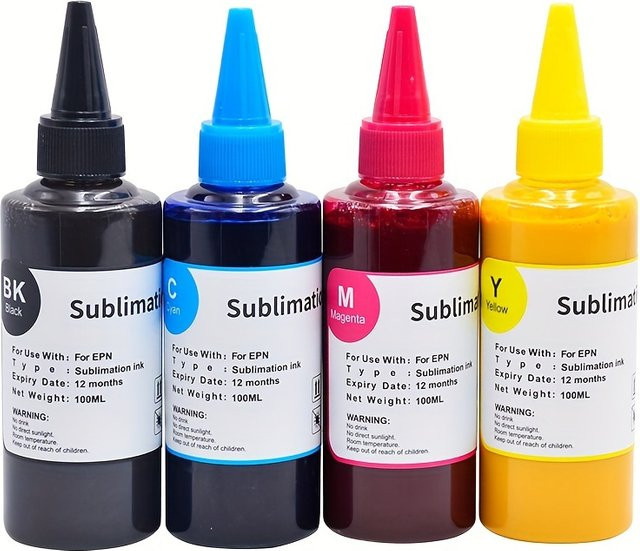 Epson Sublimationstinte Multicolor 100 ml für ET2650 ET2720 WF40 WF310 WF3640 WF7120 C88 C288 - Bild 1