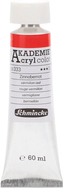 Schmincke Akademie Acrylcolor Zinnoberrot 60 ml - Bild 1