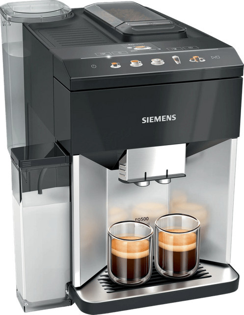Siemens EQ.500 integral TQ513D01 Kaffeevollautomat in Schwarz und Silber - Bild 1