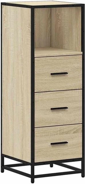 vidaXL Badschrank Sonoma-Eiche Wandmontage im industriellen Stil, B/T/H: 35 x 37,5 x 100 cm - Bild 1