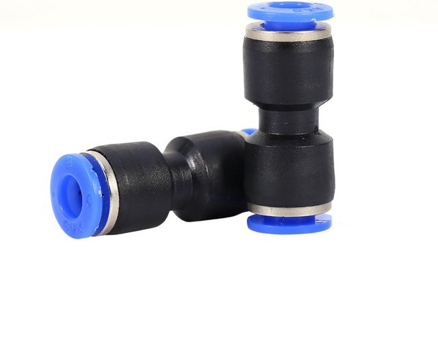 Fishine Pneumatischer Steckverbinder für Luftventile und Wasserschläuche, Schwarz, Kunststoff - Bild 1