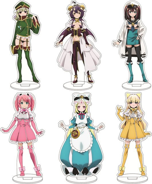 Bandai Magische Mädchen Hiiragi Utena, Araga Kiwi, Morino Korisu, Akoya Matama, Acryl-Standfigur, 16cm - Bild 1