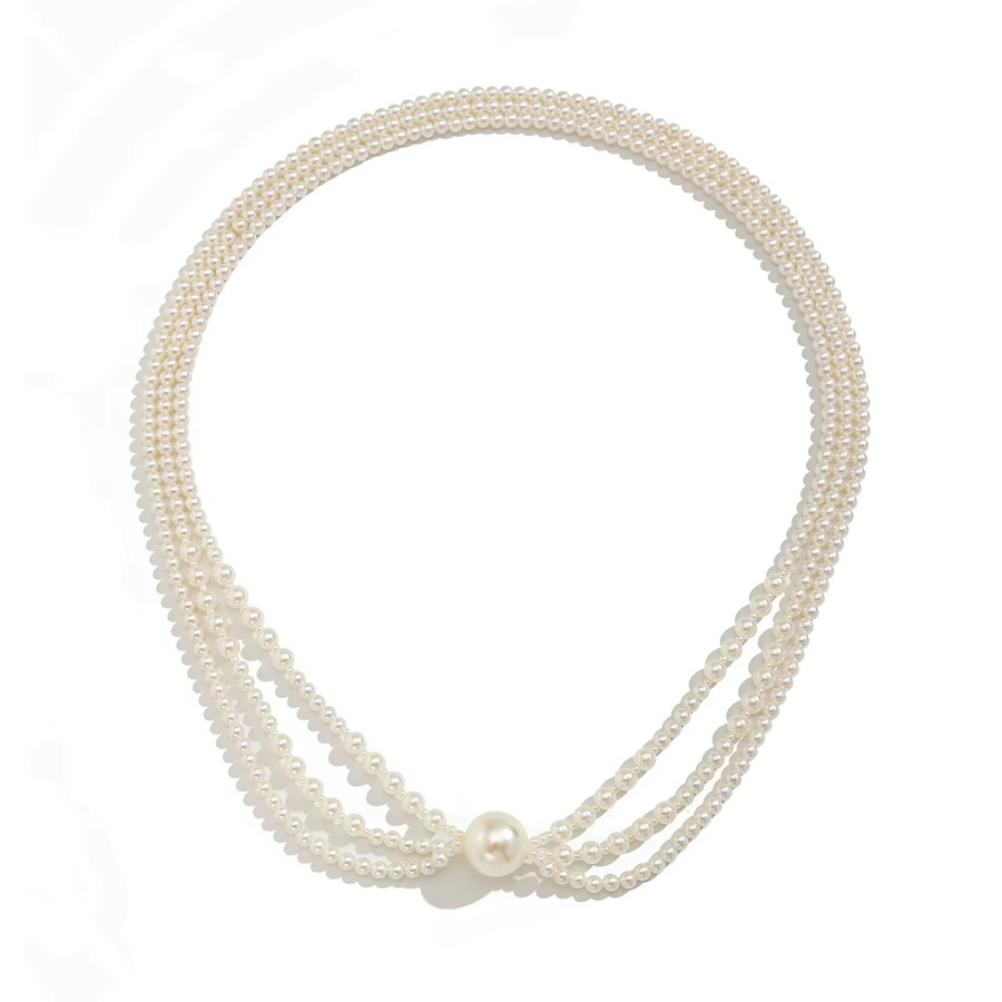 Ingemark Halskette, Multilayer, Imitation Perle, Damen - Bild 3