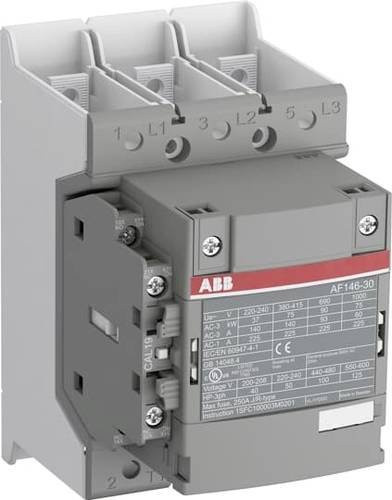 ABB Schütz AF146-30-11B-14 in Grau mit 4 Schließern und 1 Öffner für 75kW - Bild 1
