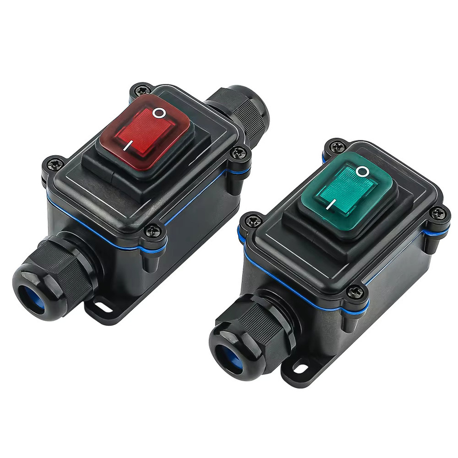 JINH Netzschalter CNP721-1T wasserdicht IP65 High Power Schalter in Rot und Schwarz - Bild 5